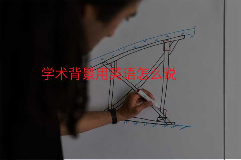 学术背景用英语怎么说