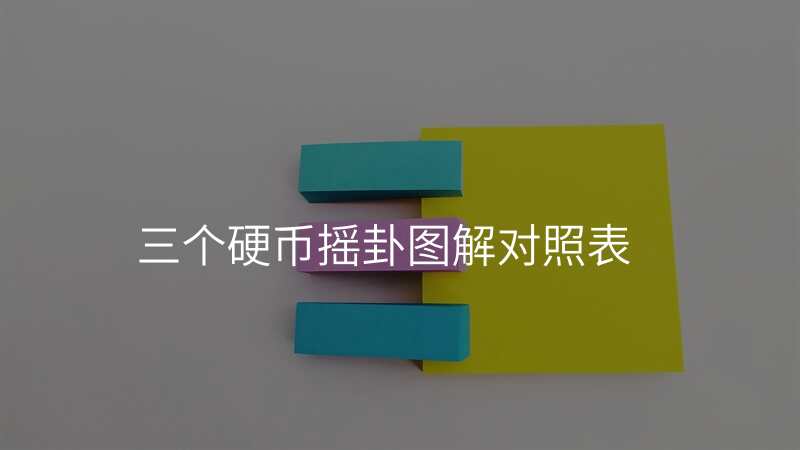 三个硬币摇卦图解对照表