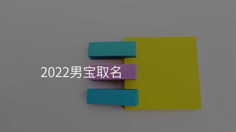 2022男宝取名