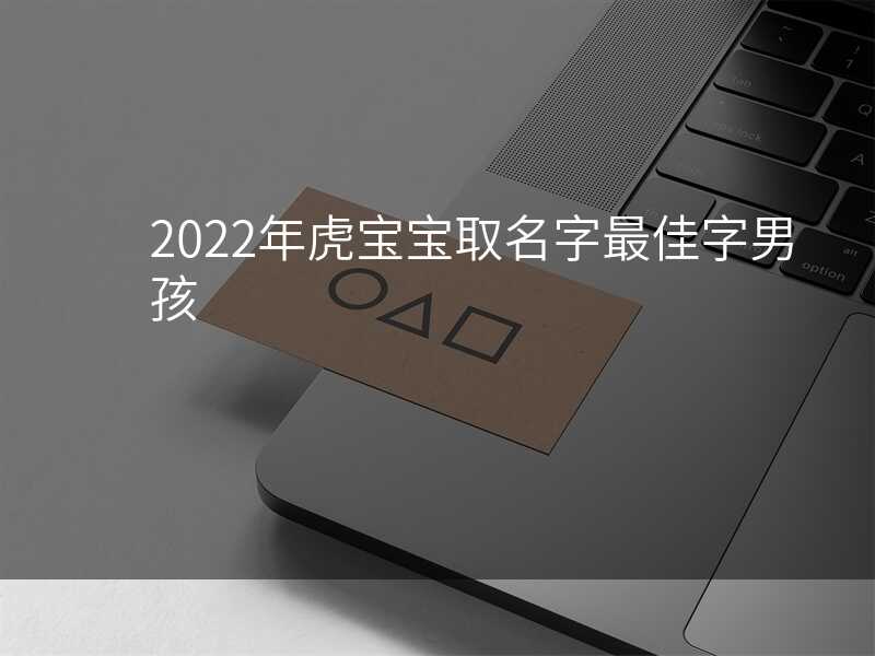 2022年虎宝宝取名字最佳字男孩
