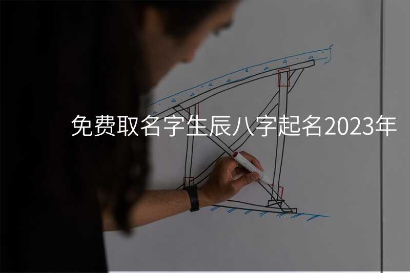 免费取名字生辰八字起名2023年