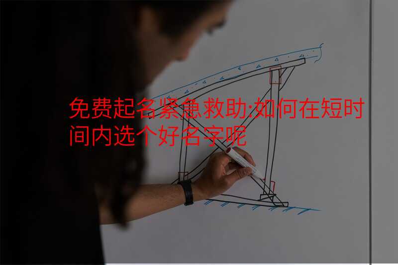 免费起名紧急救助:如何在短时间内选个好名字呢
