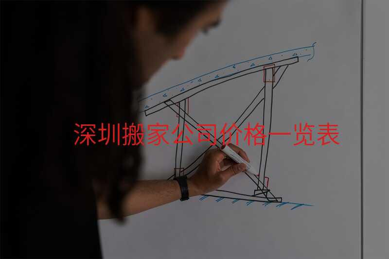 深圳搬家公司價格一覽表