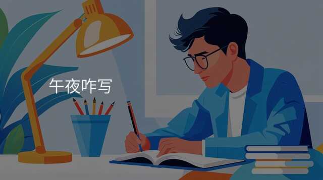 午夜咋写