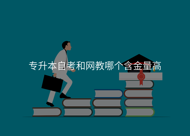 专升本自考和网教哪个含金量高