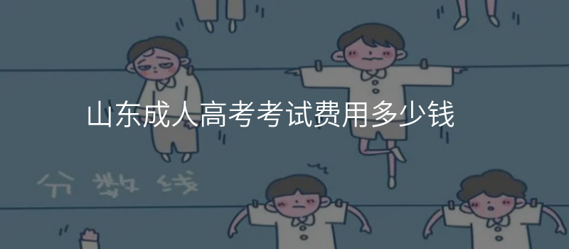 山东成人高考考试费用多少钱