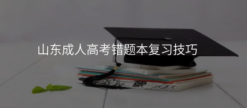 山东成人高考错题本复习技巧