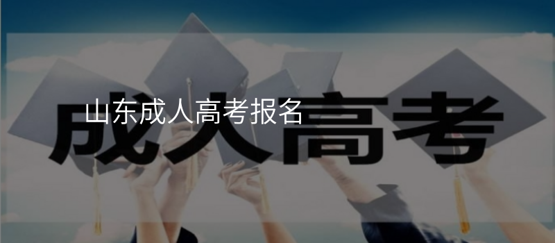 山东成人高考报名