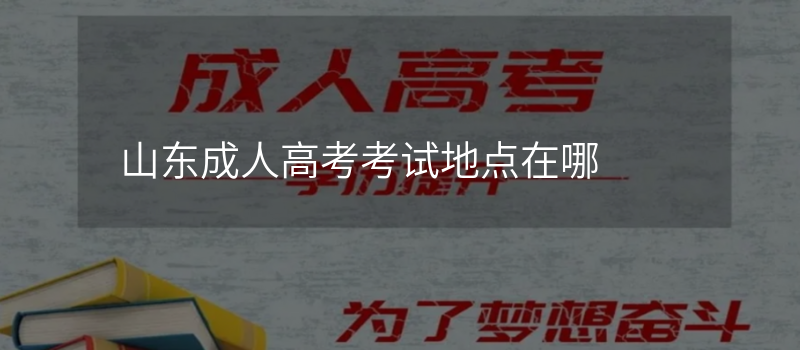 山东成人高考考试地点在哪