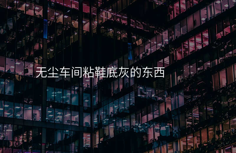 无尘车间粘鞋底灰的东西