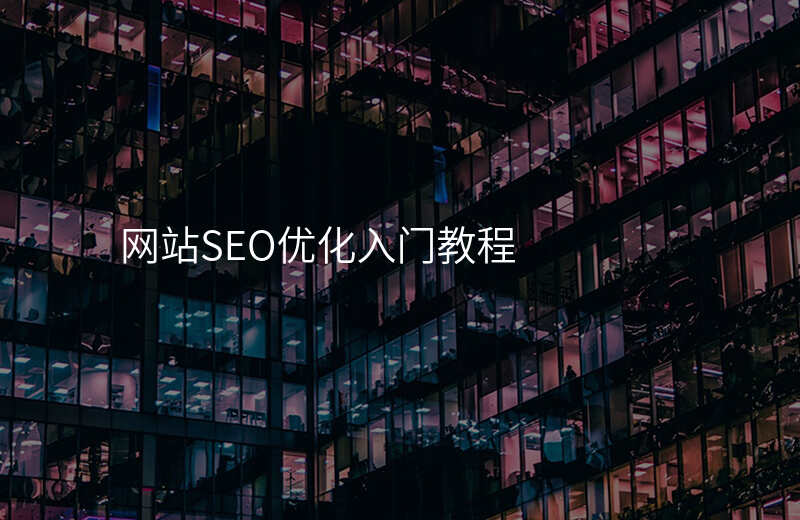 网站SEO优化入门教程