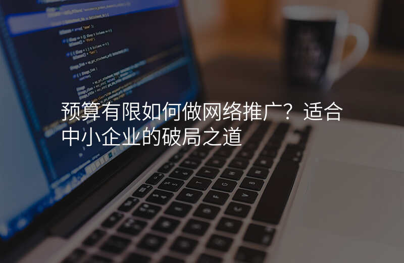 预算有限如何做网络推广?适合中小企业的破局之道
