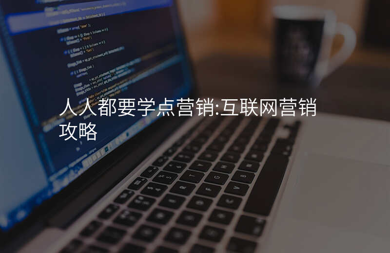 人人都要学点营销:互联网营销攻略