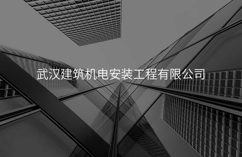 武汉建筑机电安装工程有限公司