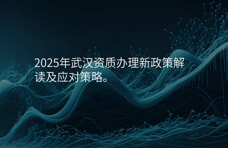 2025年武汉资质办理新政策解读及应对策略。