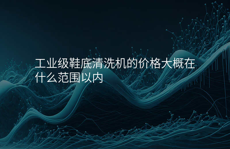 工业级鞋底清洗机的价格大概在什么范围以内