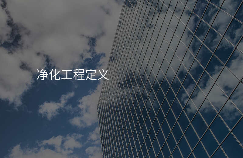 净化工程定义