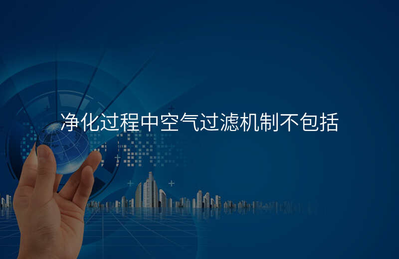 净化过程中空气过滤机制不包括