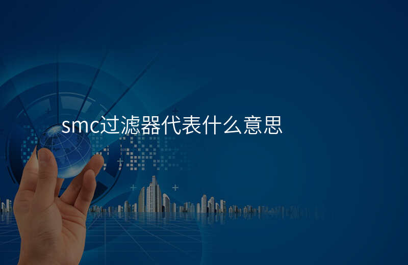 smc过滤器代表什么意思
