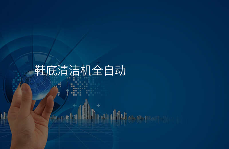 鞋底清洁机全自动
