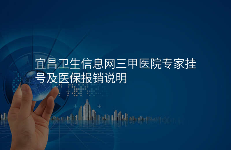 宜昌卫生信息网三甲医院专家挂号及医保报销说明