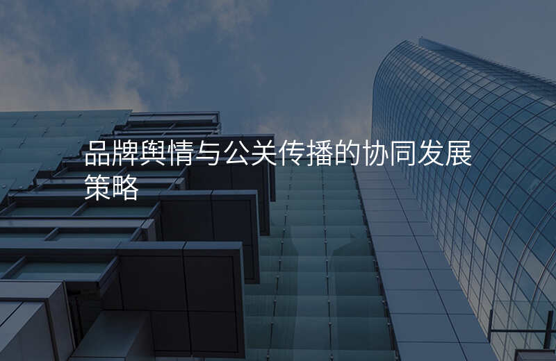 品牌舆情与公关传播的协同发展策略