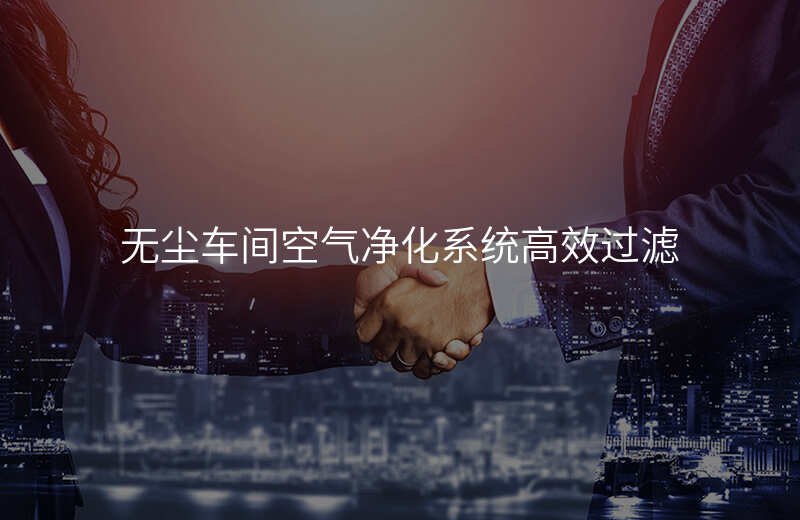 无尘车间空气净化系统高效过滤