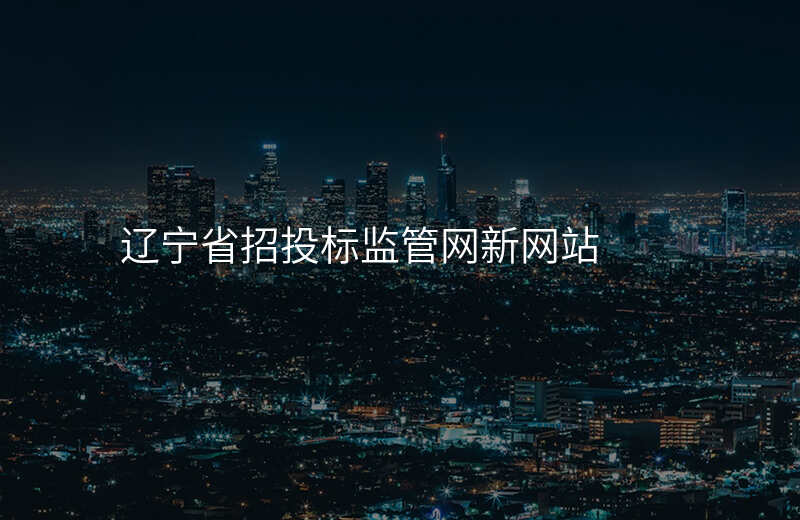 辽宁省招投标监管网新网站