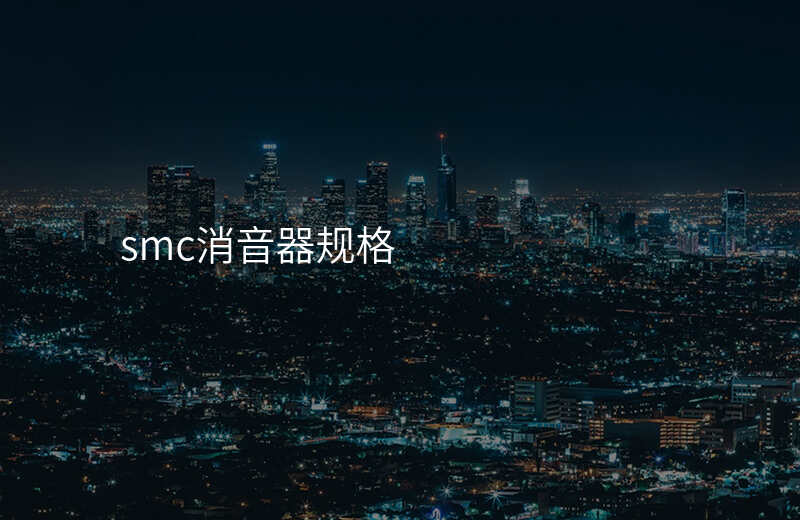 smc消音器规格