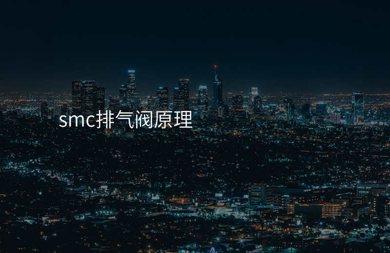 smc排气阀原理