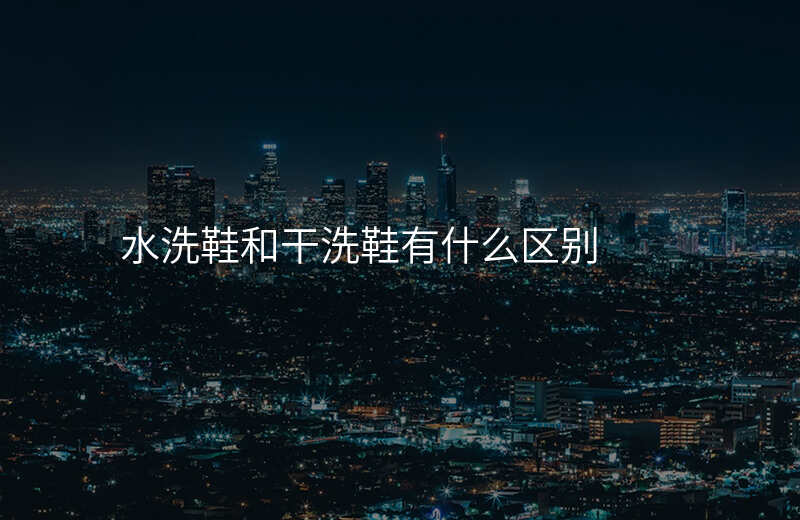 水洗鞋和干洗鞋有什么区别