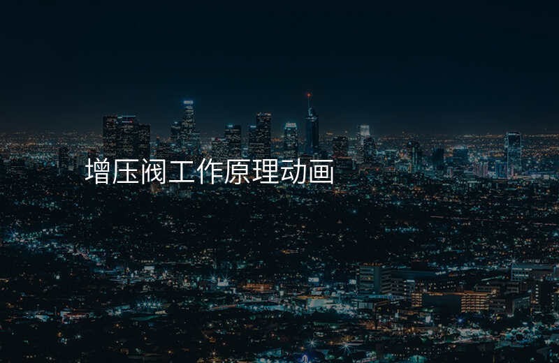增压阀工作原理动画