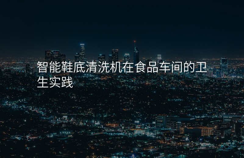 智能鞋底清洗机在食品车间的卫生实践