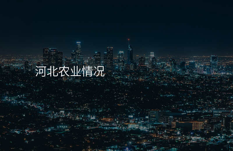 河北农业情况