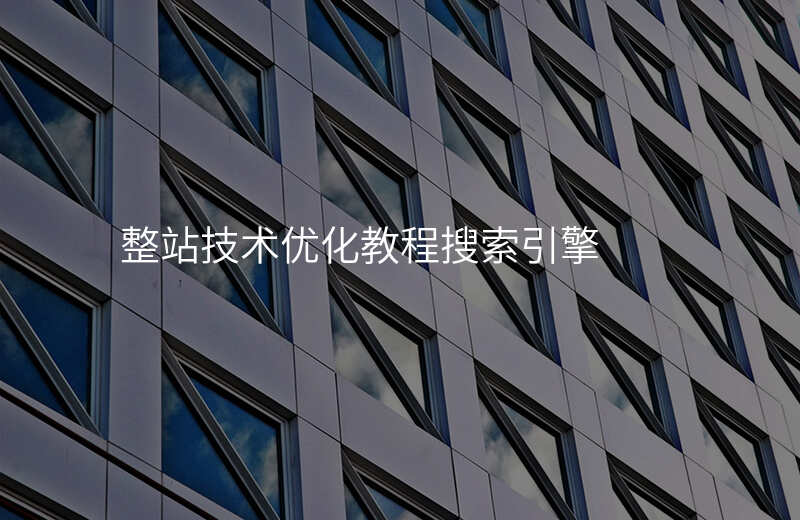 整站技术优化教程搜索引擎