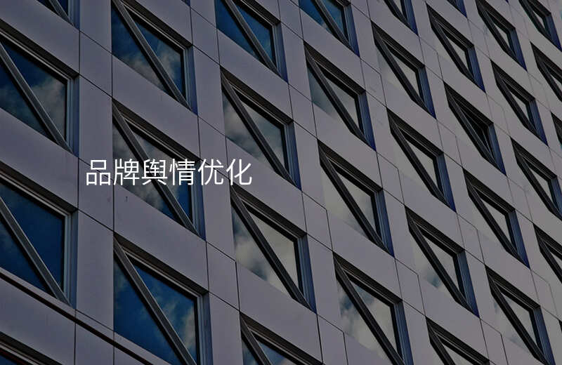 品牌舆情优化
