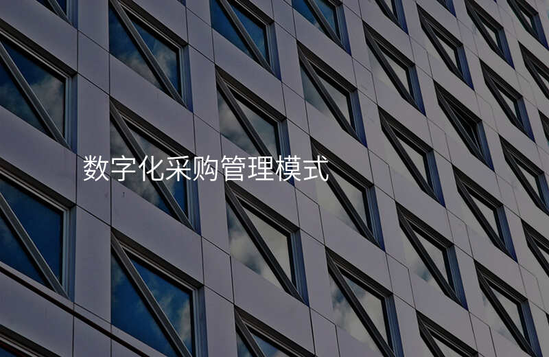 数字化采购管理模式
