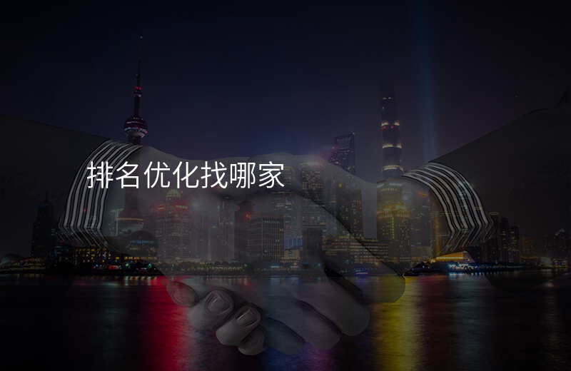 排名优化找哪家