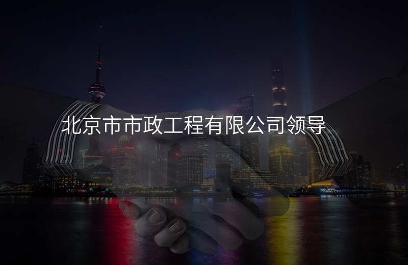 北京市市政工程有限公司领导