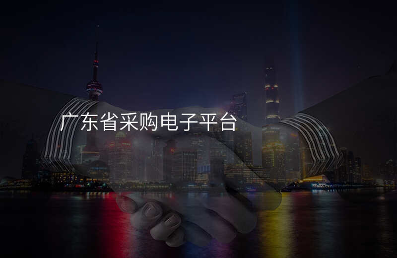 广东省采购电子平台