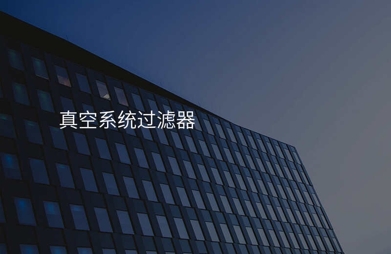 真空系统过滤器