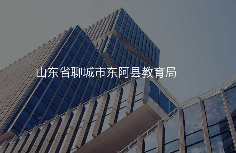 山东省聊城市东阿县教育局