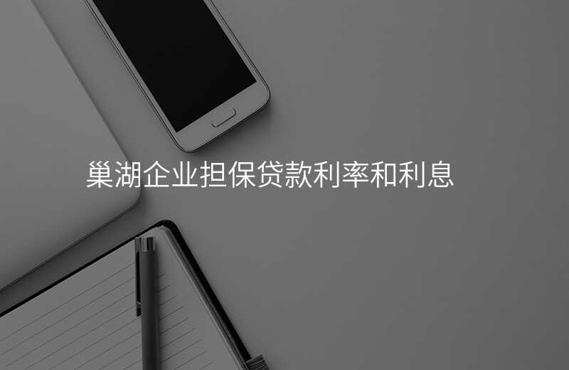 巢湖企业担保贷款利率和利息
