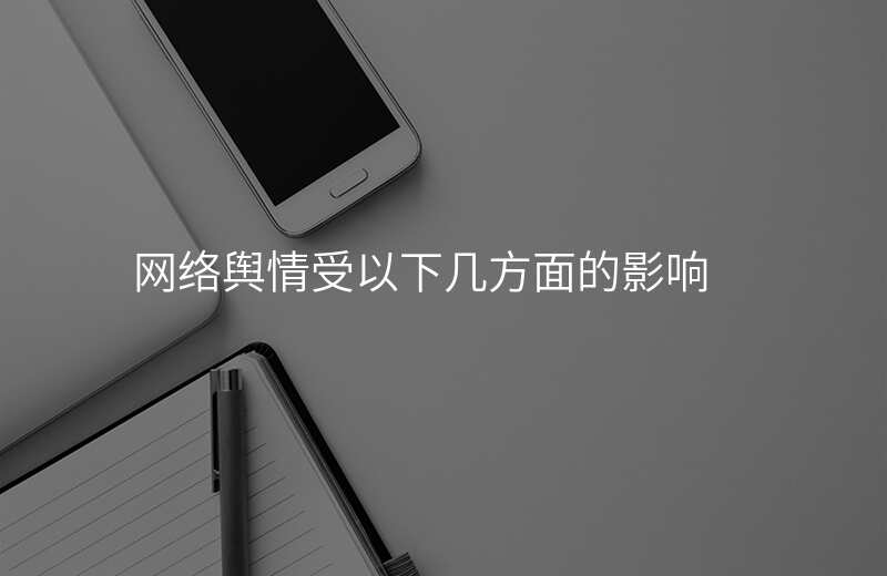网络舆情受以下几方面的影响