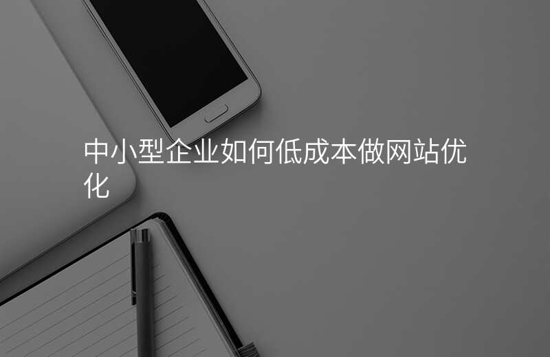 中小型企业如何低成本做网站优化