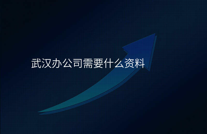 武汉办公司需要什么资料