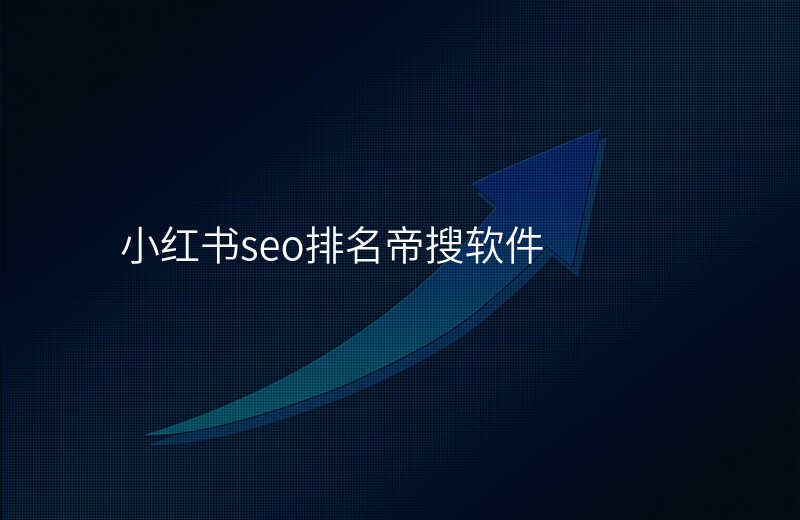 小红书seo排名帝搜软件