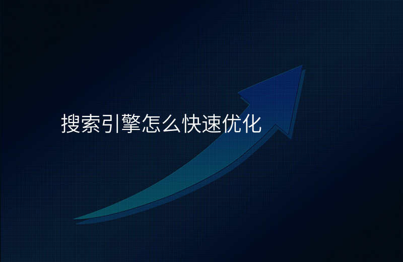 搜索引擎怎么快速优化