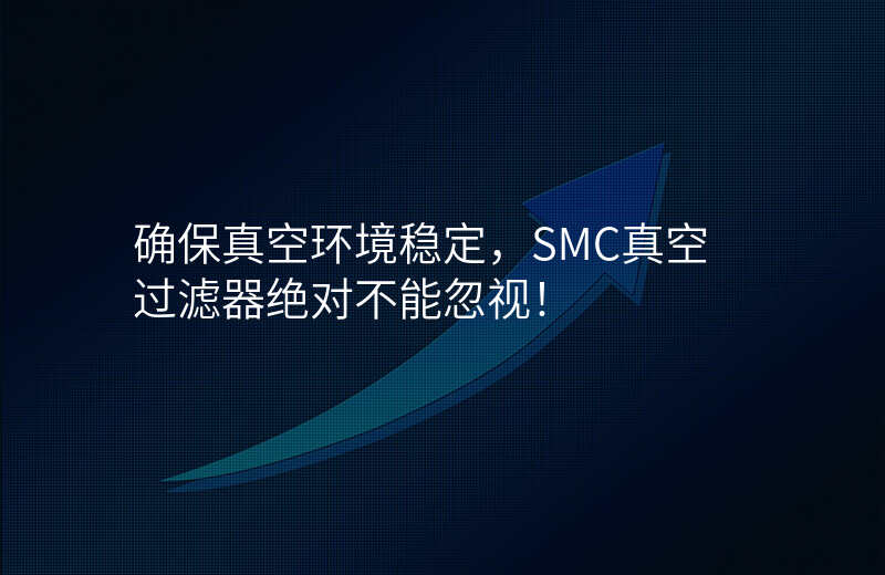 确保真空环境稳定,SMC真空过滤器绝对不能忽视!