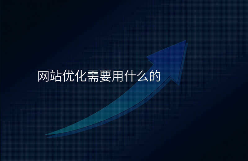 网站优化需要用什么的